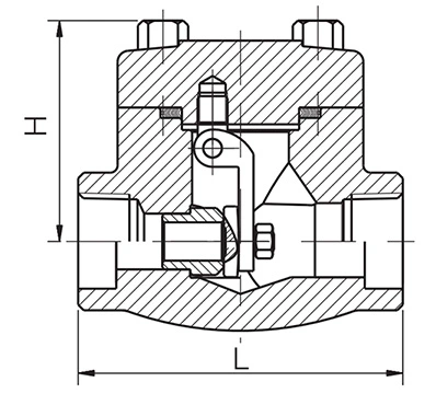 800LB ASTM A105N Forged Carbon Steel Globe Valve